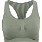 Hummel Elastan/Lycra/Spandex - Grøn Undertøj Hummel Shaping Seamless Sport Top Women - Lily Pad