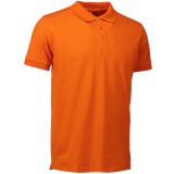 Bomuld - Orange Overdele Id Stretch Poloshirt
