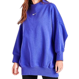 Fleece - Grøn - Oversized Overdele Nike Women's Sportswear Phoenix Fleece Over-Oversized Mock-Neck Sweatshirt