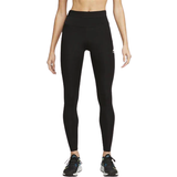 Nike Sølv Bukser & Shorts Nike Epic Luxe Running Leggings Women - Black/Black/White