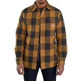 Brun - Ternede Overtøj Carhartt Hubbard Sherpa Lined Shirt Jacket - Brown