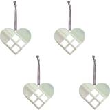 Zink Charms & Vedhæng Lykketrold Airies 4 Heart Pendant - Silver/Green