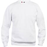 Hvid Sweatshirts Børnetøj Clique Jr Basic Roundneck College Sweatshirt - White (021020-00)