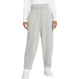 48 - Fleece - XXL Bukser & Shorts Nike Women's Sportswear Phoenix Fleece Curve High Waist Sweatpants - Dark Gray Heather/Sail