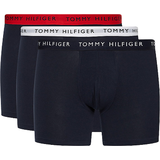 Bomuld - Gul Underbukser Tommy Hilfiger Logo Boxer Briefs - 3-pack - Prim Red/White/Desert Sky