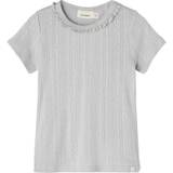 Blonder - Grå Overdele Name It Rachel T-shirt - Harbor Mist (13203605)