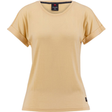 Dame - Gul - Merinould T-shirts & Toppe Ulvang Summer Wool Sleeveless Ws - Cream Blush