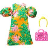 Mattel Dukketøj Dukker & Dukkehus Mattel Barbie Complete Look Orange Tropical Dress Fashion Pack
