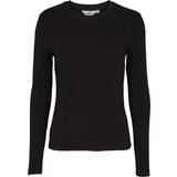 Basic Apparel Overdele Basic Apparel Ludmilla Long Sleeve T-shirt - Black