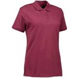 Elastan/Lycra/Spandex - Rød T-shirts & Toppe ID Dame Stretch Poloshirt