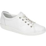 Dame - Polyuretan Sneakers ecco Soft 2.0 W - White