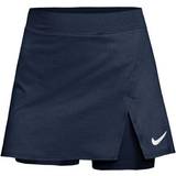 Blå - Tennis Nederdele Nike Court Dri-FIT Victory Skirt Women - Obsidian/White