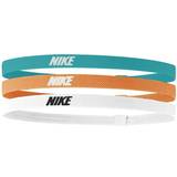 Herre - Multifarvet Pandebånd Nike Elastic Hair Bands 3-pack Unisex - Green/Orange/White