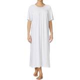 44 Nattøj Calida Soft Cotton Nightdress - White
