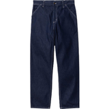 Blå - Herre Tøj Carhartt Simple Pant Denim Jeans - Blue One Wash