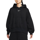 26 - Bomuld - Dame - Hoodies Sweatere Nike Sportswear Phoenix Fleece Over-Oversized Pullover Hoodie Women's - Black/Sail