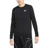 26 - Sort Sweatere Nike Sportswear Club Fleece Crew-Neck Sweatshirt Women's - Black/White