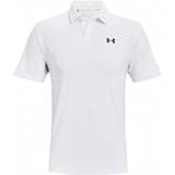 Under Armour Hvid Overdele Under Armour T2G Polo Shirt Men - White/Pitch Grey