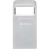 USB Stik på tilbud Kingston USB 3.2 Gen 1 DataTraveler Micro 64GB