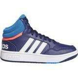 Adidas Basketballsko adidas Kid's Hoops Mid - Dark Blue/Blue Rush/Turbo