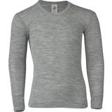 Silke Svedundertøj ENGEL Natur Long Sleeved Shirt - Light Grey Melange (707810-091)