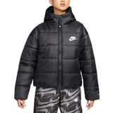 24 - Sort Overtøj Nike Sportswear Therma-FIT Repel Synthetic-Fill Hooded Jacket Women's - Black/White