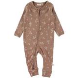 Babyer - Brun Nattøj That's Mine Caline Onesie - Secret Garden Cocoa