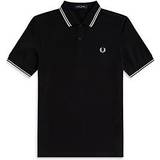 Fred Perry Sort Tøj Fred Perry Twin Tipped Polo T-shirt