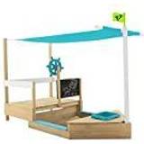 Skibe TP Toys Ahoy Wooden Playground Boat Brown Blue