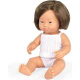 Miniland Dukker & Dukkehus Miniland Baby Girl With Down Syndrome – 38cm Doll, Made in Phytalates-free vinyl, they are soft and flexible to the touch