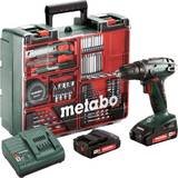 Metabo Batterier Bore- & Skruemaskiner Metabo BS 18 Set (602207880) (2x2.0Ah)