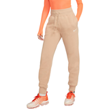 24 - Beige Bukser & Shorts Nike Sportswear Phoenix Fleece High-Waisted Joggers Women's - Hemp/Sail