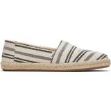 Hvid Lave sko Toms Global Stripe Rope Natural, Dame, Sko, Slip-on, Beige