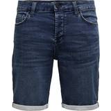 Blå - One Size Bukser & Shorts Only & Sons Life Shorts, Denim