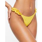 Flæse - Nylon Tøj River Island bikinitrusser med flæser LYS