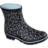 Skechers Sort Gummistøvler Skechers Womens/ladies Bobs Rain Check Misty Eye Wellington Boots (black)