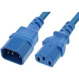 InLine Strømforsyning forlænger kabel 0.5 m Blå