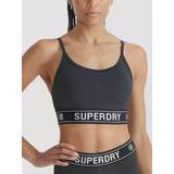Superdry Sports-BH'er - Træningstøj Undertøj Superdry Logo Mid-Impact Sports Bra