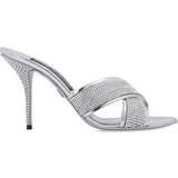 Grå Sandaler med hæl Dolce & Gabbana Crystal Embellished - Silver