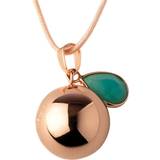 Bola Charms & Vedhæng Bola We Love You Forever Pendant - Rose Gold/Green