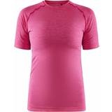 Pink Toppe svedundertøj Craft Sportswear Core Dry Active Comfort Short Sleeve Baselayer