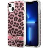 Guess Apple iPhone 13 mini Mobilcovers Guess GUHCP13SHSLEOP iPhone 13 mini 5,4 rózowy/pink hardcase Leopard