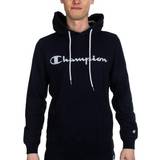 Champion Overdele Champion American Classics Men Hooded Sweatshirt Navy-2 * Kampagne *