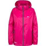Dame - Pink Regnjakker & Regnslag Trespass Adults Waterproof Packaway Jacket Qikpac X - Cassis