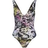 Urban Classics Dame Badedragter Urban Classics Recycled Pattern Swimsuit