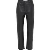 Selected Dame Bukser Selected Marie Tapered Leather Pants