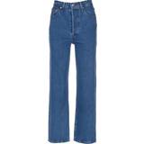 Levi's Dame - L32 - W36 Jeans Levi's Ribcage Straight Ankle Jeans - Jazz Pop/Blue