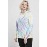 Batik - Dame Sweatere Urban Classics Tie Dye Hoodie Flerfarvet