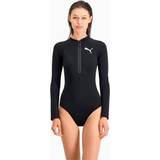 Puma Dame Badedragter Puma Women's Damen Lamgarm-surfanzug Long sleeve surf suit, Black