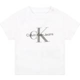 Calvin Klein Overdele Børnetøj Calvin Klein Newborn Organic Cotton Logo T-shirt